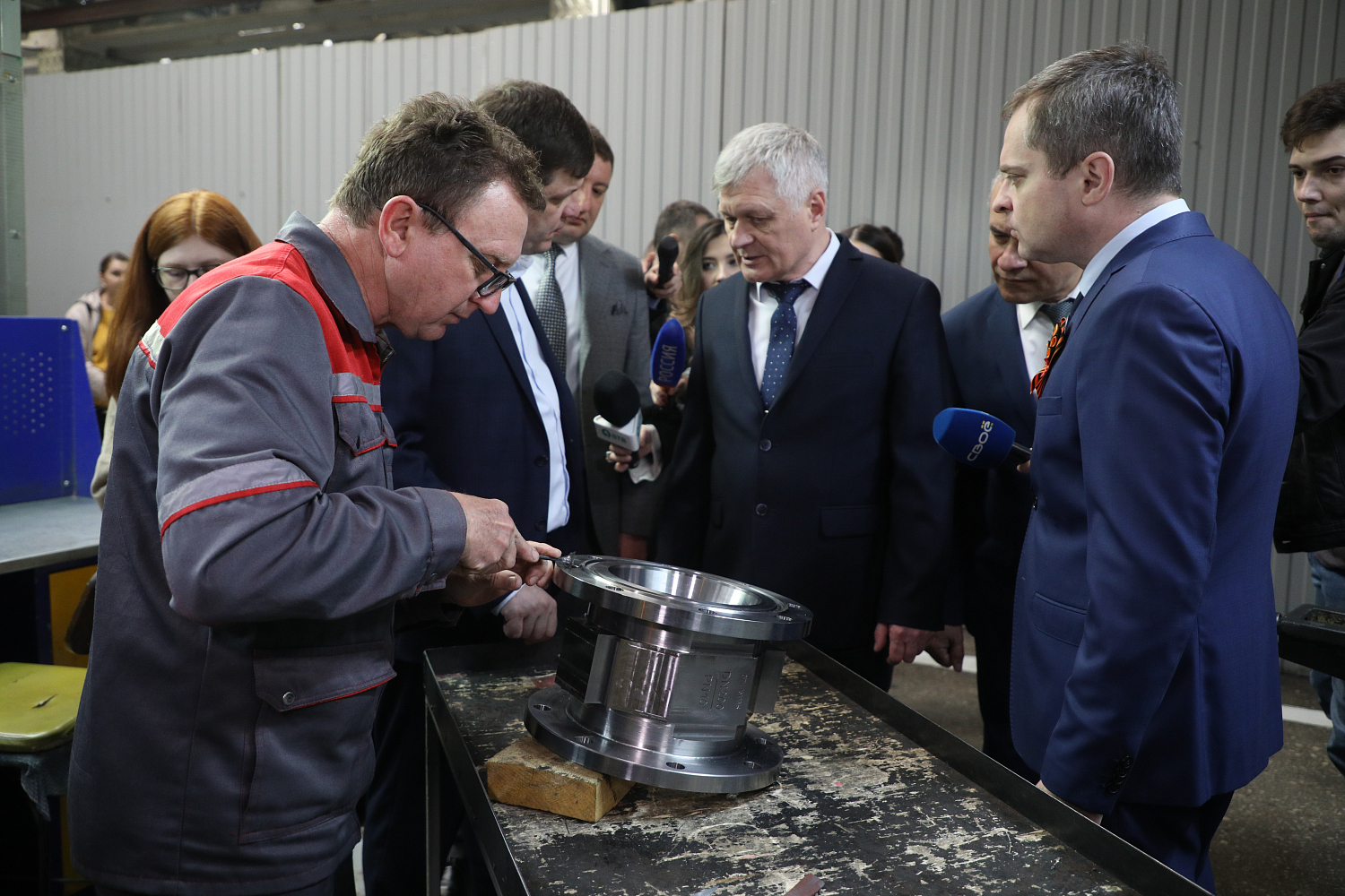 Завод «Нептун» посетили делегации краевого минпрома и Ставропольского агроуниверситета